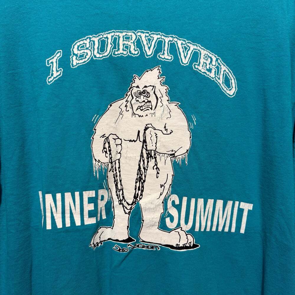 Vintage I Survived Inner Summit Yeti Graphic T-Shirt - Picture 2 of 4